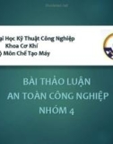 Bài thảo luận An toàn công nghiệp