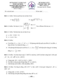 Đề thi học kì 2 môn Toán 11 năm 2018-2019 có đáp án - Trường THPT Nguyễn Du
