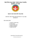 Báo cáo chuyên ngành: Chất lỏng chuyên dùng và vật liệu bảo quản