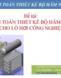 Bài thuyết trình: Tính toán thiết kế bộ hâm nước cho lò hơi công nghiệp