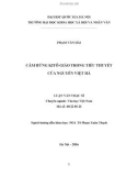 Tóm tắt Luận văn Thạc sĩ Văn học Việt Nam: Cảm hứng Kitô giáo trong tiểu thuyết của Nguyễn Việt Hà