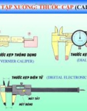 Báo cáo thực tập xưởng: Thước cặp (caliper)