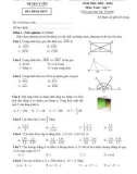 Đề thi học kì 1 môn Toán lớp 7 năm 2023-2024 - Phòng GD&ĐT huyện Ý Yên
