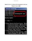 Quản lý Server với công cụ Servermanager.exe mới của Windows Server 2008