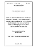 Tóm tắt Luận án Tiến sĩ Dinh dưỡng: Thực trạng dinh dưỡng và hiệu quả tăng cường thực phẩm bảo vệ sức khỏe Bibomix đến tình trạng dinh dưỡng trên trẻ em 6-11 tháng tuổi tại huyện Quảng Xương tỉnh Thanh Hóa (2018-2020)