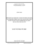 Luận văn Thạc sĩ Y học: Kiểm soát Glucose máu và một số chỉ số lâm sàng, cận lâm sàng ở bệnh nhân đái tháo đường typ 2 có tổn thương thận tại Bệnh viện Đa khoa Trung ương Thái Nguyên