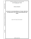 Luận văn Thạc sĩ Luật học: Hủy bản án sơ thẩm hình sự từ thực tiễn Tòa án nhân dân cấp cao tại thành phố Hồ Chí Minh