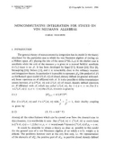 Báo cáo toán học: Noncommutative integration for states on von Neumann algebras 