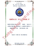 Khóa luận tốt nghiệp Quản trị kinh doanh: Phân tích các yếu tố ảnh hưởng đến lòng trung thành của nhân viên tại khách sạn Hương Giang – Huế