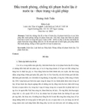 Tóm tắt Luận văn Thạc sĩ Luật học: Đấu tranh phòng, chống tội phạm buôn lậu ở nước ta - thực trạng và giải pháp