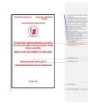 Tóm tắt Khóa luận tốt nghiệp khoa Văn hóa học: Tín ngưỡng trong đời sống văn hóa cư dân ven biển vùng Xuân Hội, Nghi Xuân, Hà Tĩnh