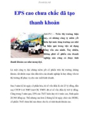 EPS cao chưa chắc đã tạo thanh khoản