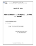 Luận văn Thạc sĩ Toán học: Điểm bất động của một số lớp ánh xạ đa trị