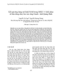 Báo cáo nghiên cứu khoa học  Kết quả ứng dụng mô hình NAM trong MIKE 11 khôi phục số liệu dòng chảy lưu vực sông Gianh - tỉnh Quảng Bình 