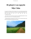 Đi phượt ở cao nguyên Mộc Châu