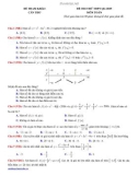 Đề thi thử THPTQG môn Toán lần 1 năm 2019 - THPT Cần Thơ