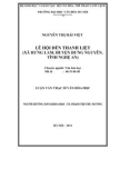 Luận văn Thạc sĩ Văn hóa học: Lễ hội đền Thanh Liệt (xã Hưng Lam, huyện Hưng Nguyên, tỉnh Nghệ An)