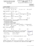 Đề thi học kì 2 môn Toán lớp 11 năm 2020-2021 có đáp án - Trường THPT Phan Ngọc Hiển