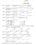 Đề thi thử THPT QG môn Toán lần 1 năm 2022 có đáp án - Trường THPT chuyên Lê Khiết