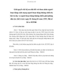 Giải quyết chế độ ưu đãi đối với than nhân người hoạt động cách mạng người hoạt động kháng chiến bị bắt tù đày và người hoạt động kháng chiến giải phóng dân tộc chết trước ngày 01 tháng 01 năm 1995, Mã số hồ sơ 019346