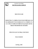 Tóm tắt Luận văn Thạc sĩ Kế toán: Ảnh hưởng của thông tin kế toán trên báo cáo tài chính đến tỷ suất sinh lời của cổ phiếu của các công ty niêm yết trên sở giao dịch chứng khoán thành phố Hồ Chí Minh