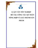 ĐỀ TÀI: CÔNG TÁC KẾ TOÁN TỔNG HỢP