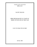 Luận văn Thạc sĩ Luật học: Đình chỉ giải quyết vụ án dân sự trong tố tụng dân sự Việt Nam