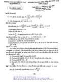 Đề kiểm tra học kì 1 môn Toán lớp 9 năm 2019-2020 - Phòng GD&ĐT Quận Đống Đa