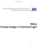 Welcome to Process Design in Chemical Engineering