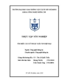 Đồ án thực tập tốt nghiệp Công nghệ thông tin: Tìm hiểu các kỹ thuật giấu tin hiện đại