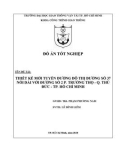 Đồ án tốt nghiệp: Thiết kế mới tuyến đường đô thị đường số 37 nối dài với đường số 2 - P. Trường Thọ - Q. Thủ Đức - TP. Hồ chí minh