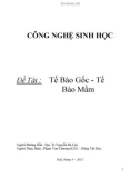 Đề Tài :  Tế Bào Gốc - Tế Bào Mầm