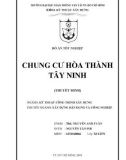 Đồ án tốt nghiệp Kỹ thuật công trình xây dựng: Chung cư Hòa Thành