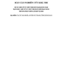 Báo cáo nghiên cứu khả thi dự án: Khu xử lý chất thải rắn Nam Quảng Nam - Hạng mục: Khu xử lý chất thải rắn sinh hoạt bằng phương pháp chôn lấp hợp vệ sinh