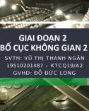 Bài thuyết trình Bố cục không gian - Đại học Kiến trúc