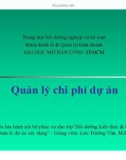 Quản lý chi phí dự án