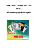 WEB CÔNG TY MAY NHÀ BÈ-HTML (khoa công nghệ thông tin)