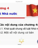 Bài giảng Pháp luật đại cương - Chương 4 Luật nhà nước