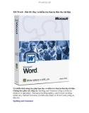 MS Word - Bài 10: Đọc và kiểm tra bản in thử cho tài liệu