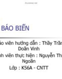 Bài 5 KHAI BÁO BIẾN