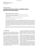 Báo cáo hóa học:   Research Article Combining Wavelet Transform and Hidden Markov Models for ECG Segmentation