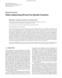 Báo cáo hóa học:   Research Article Video Coding Using 3D Dual-Tree Wavelet Transform