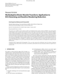 Báo cáo hóa học:  Research Article Multiadaptive Bionic Wavelet Transform: Application to ECG Denoising and Baseline Wandering Reduction