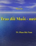 Trao đổi muối- nước