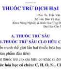 Báo cáo nghiên cứu nông nghiệp  THUỐC TRỪ DỊCH HẠI 