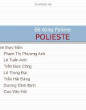 Bài thuyết trình: Bê tông polieste