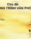 Bài thuyết trình Chủ đề: Công trình văn phòng