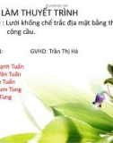 Thuyết trình: Lưới khống chế trắc địa mặt bằng thi công cầu