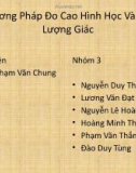 Thuyết trình: Phương pháp đo cao hình học và cao lượng giác