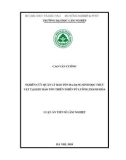 Luận án tiến sĩ Lâm nghiệp: Nghiên cứu quản lý bảo tồn đa dạng sinh học thực vật tại Khu bảo tồn thiên nhiên Pù Luông, Thanh Hóa